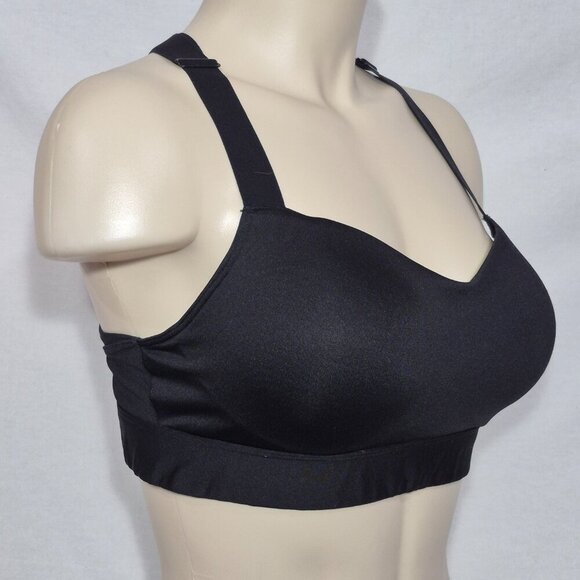 MEDIUM Victoria's Secret PINK ACTIVE‎ Wire Free Sports Bra Black - Picture 2 of 7